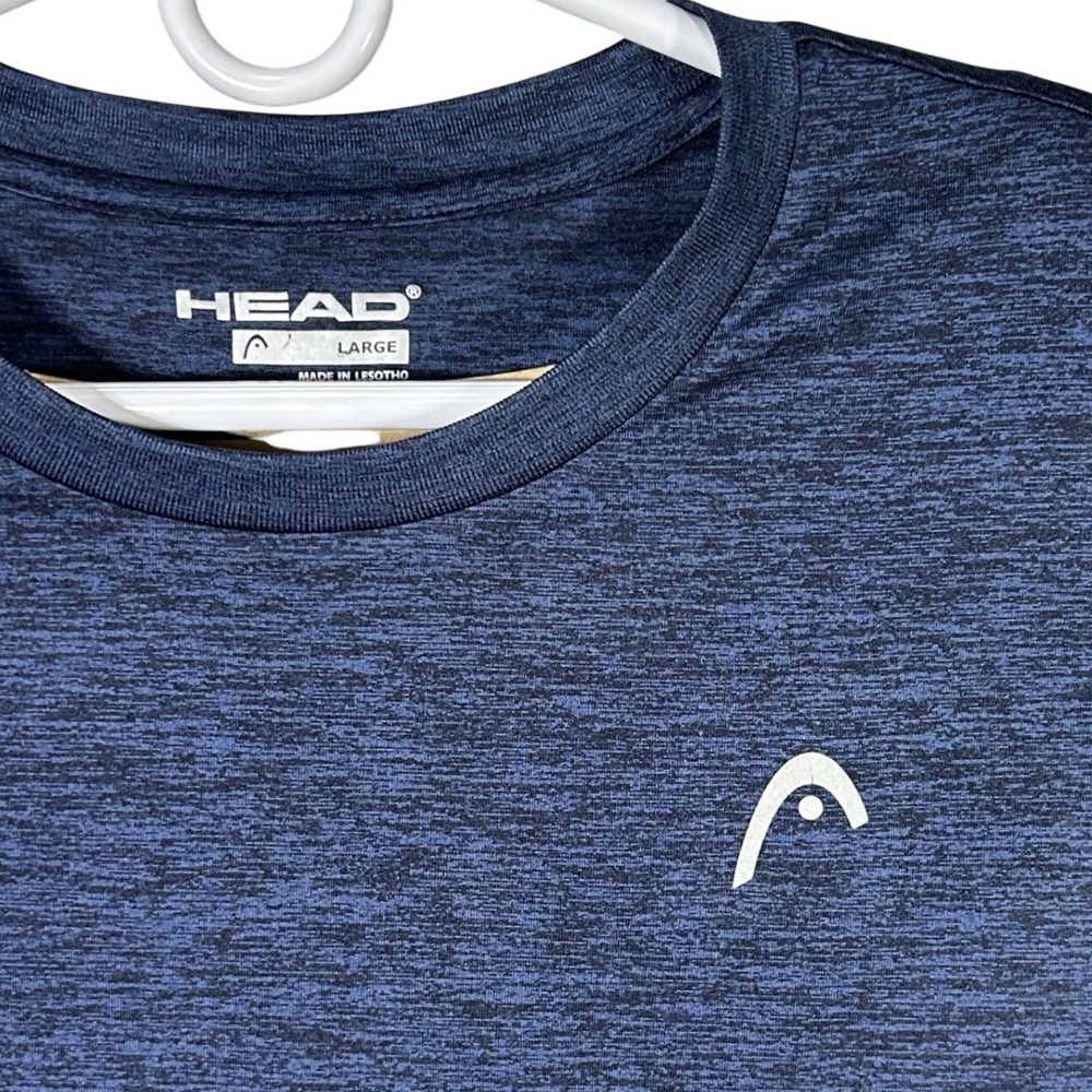 HEAD Hypertek Athletic T-Shirt‎ Activewear Training Gym Running Blue Large